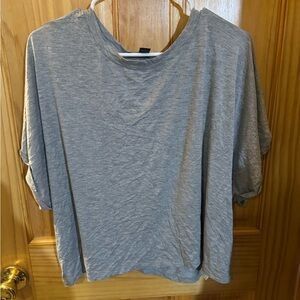 Crop jersey tee